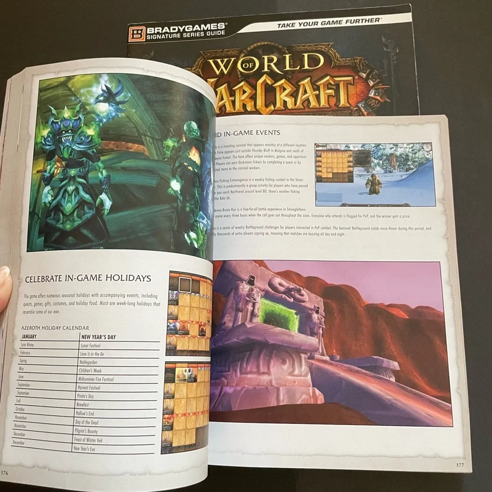 World of Warcraft Game Guides Collector’s Books